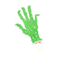 Cartoon Zombie Hand N39