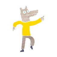 cartoon wolf man N65