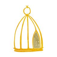 Cartoon Bird Cage N18