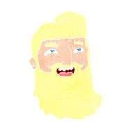 cartoon laughing bearded man N10