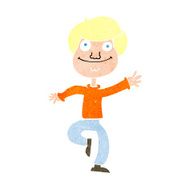 cartoon dancing man N77