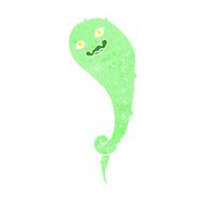 cartoon spooky ghost N126