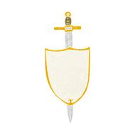 cartoon heraldic shield N22