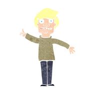 Cartoon Man Asking Question N103