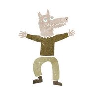 cartoon wolf man N67