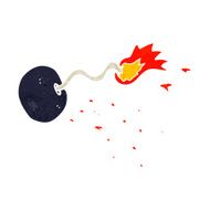 cartoon round bomb N12