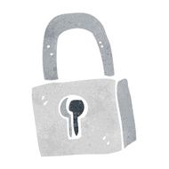 Cartoon Padlock N51
