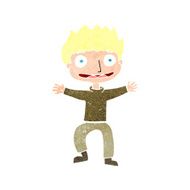 cartoon grinning boy N20