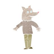 cartoon happy werewolf N8