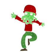 cartoon alien monster man N24