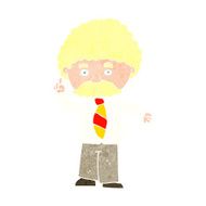 Cartoon Man With Mustache N127