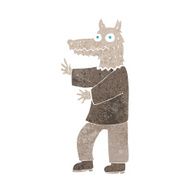 cartoon funny werewolf N21