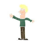 Cartoon Man Reaching N13