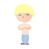 cartoon grumpy man N26