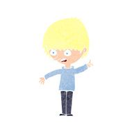 cartoon boy with question N27