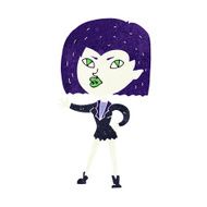 Cartoon Vampire Girl N290