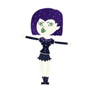 Cartoon Vampire Girl N291