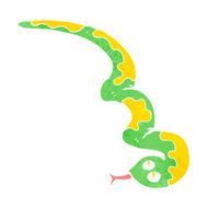 cartoon hissing snake N57