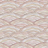 Seamless pattern with hand drawn wavy texture