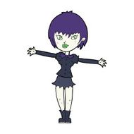 Cartoon Vampire Girl N292