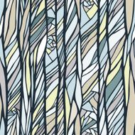Seamless pattern with colorful abstract doodle ornament N9