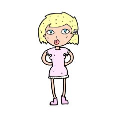 Cartoon Woman N59