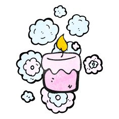 scented candle cartoon N3