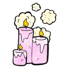 scented candle cartoon N4