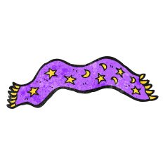 cartoon patterned scarf N3