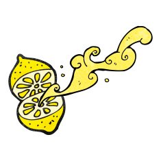 cartoon cut lemon N3
