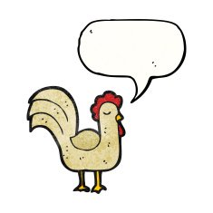 clucking chicken cartoon N2