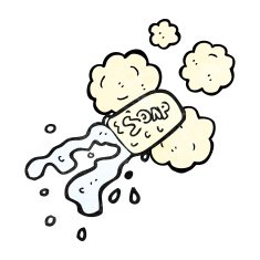 cartoon bar of soap N5
