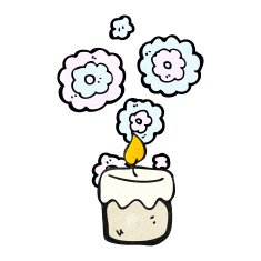 Cartoon Candle N15