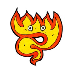fire cartoon element N2
