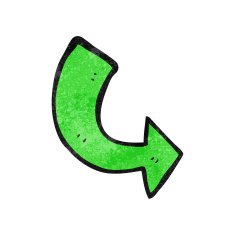 decorative arrow cartoon element N9