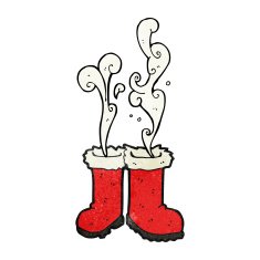 smoking santa boots N4