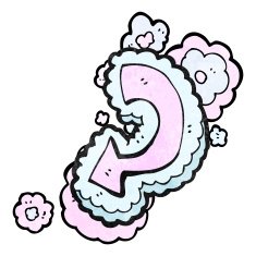 decorative arrow cartoon N19