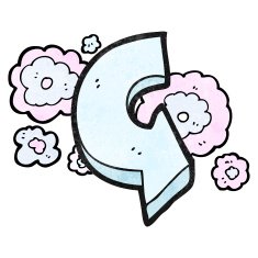 decorative arrow cartoon N20