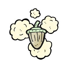 cartoon acorn N26