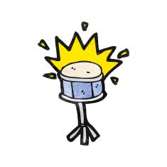 cartoon noisy drum N2