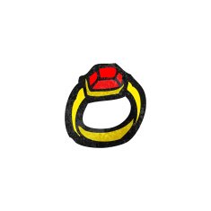 Cartoon Ruby Ring N15