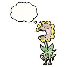 carnivorous plant cartoon N5