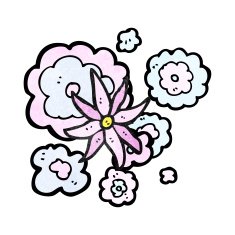 decorative flower cartoon element N5