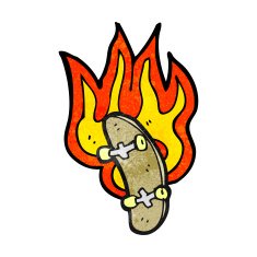 Cartoon Skateboard N81