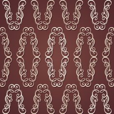 Seamless Ornate Abstract Pattern N8