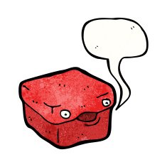 talking box cartoon character N5