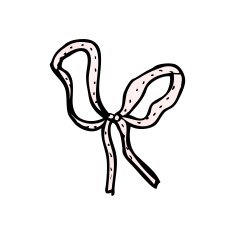Cartoon Ribbon Bow N5