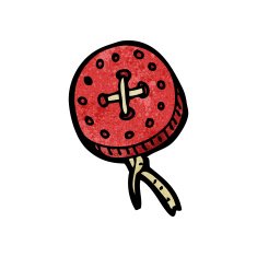cartoon old button N10