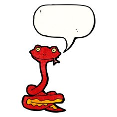 Cartoon Snake N249