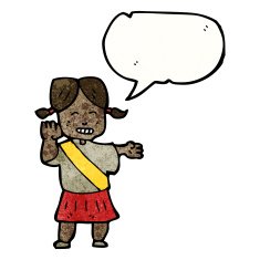 cartoon helpful girl guide N2